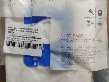 Vrecká do vysávača elektrolux, electrolux