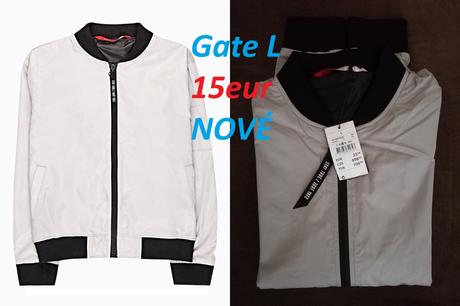 Zimná bunda hm, bombéra hm, h&m,l