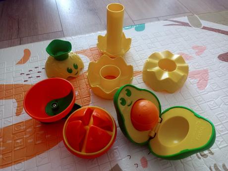 Skladačky (ovocie + kocky), 