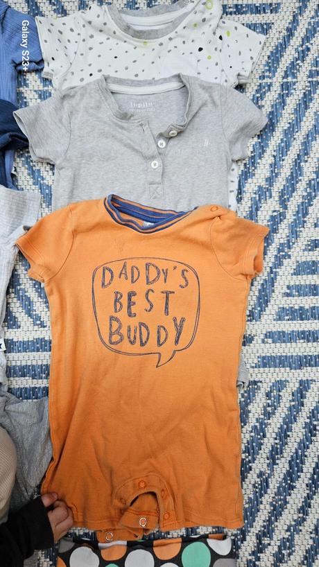 Balík oblečenia veľ.80 krátky rukáv letné, 68–80
