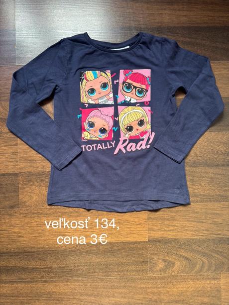 Tričká dlhý rukáv, pepco,134