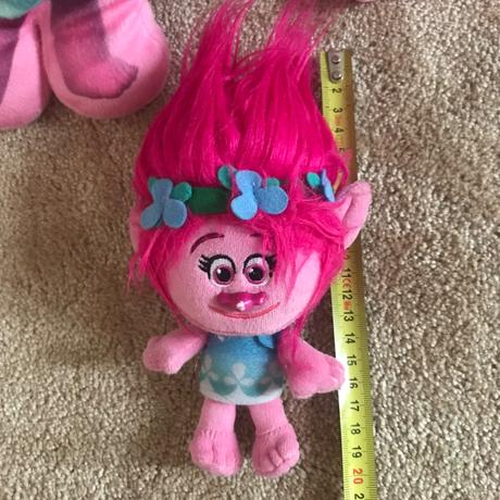 Plyšová troll poppy 3 ks, 