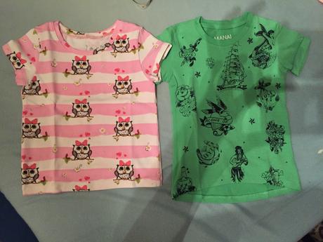 Tricko so sovami + zadarmo tatoo tricko, 98