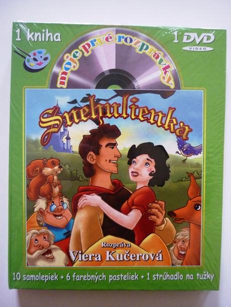 Slovenská kniha + dvd snehulienka,