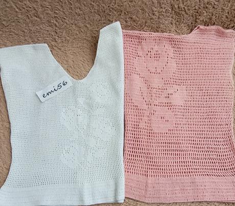 Háčkovaný top 2x, s