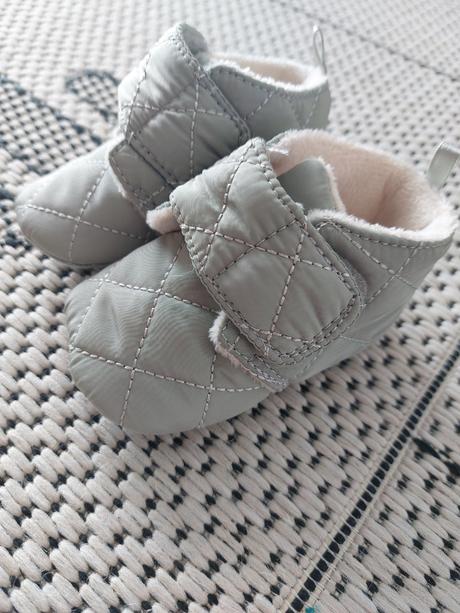 Zateplené papučky 16/17, h&m,<17