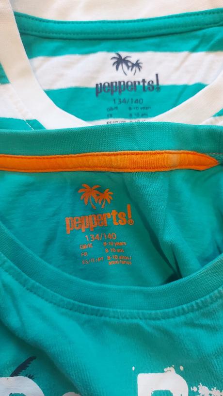 Predám 2 chlapčenské tričká veľ.134-140 cm, pepperts,134