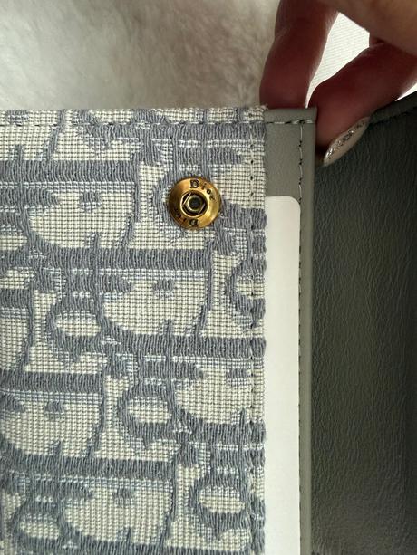 Dior saddle bloom card holder, dior