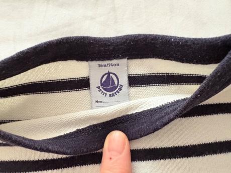 Tričko s dlhým rukavom petit bateau, 92