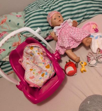 Bábika bábätko s príslušenstvom, 