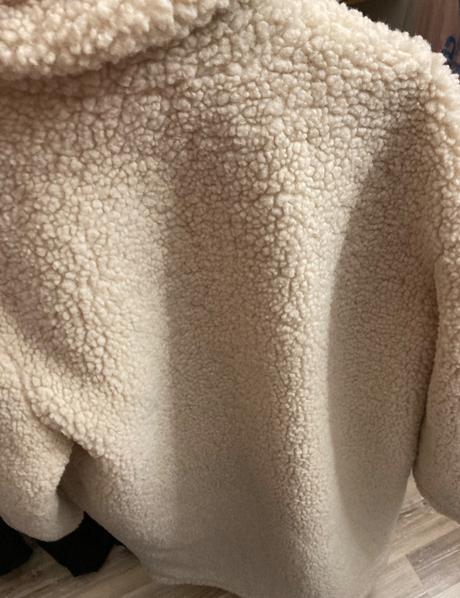 Krásny teddy kabát veľ.l/40, sinsay,l