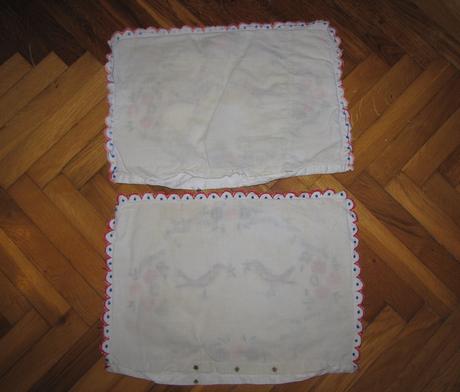Retro vyšívané vankúšiky, 