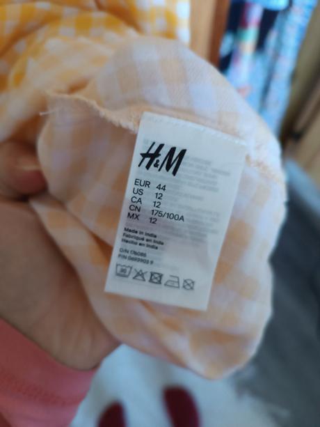 Letné žlté šaty, veľ. 44, h&m,44