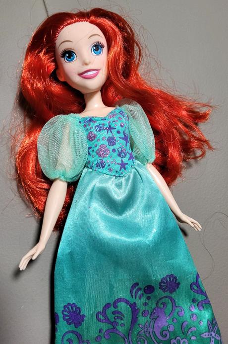 Bábika ariel malá morská víla, disney princess r,