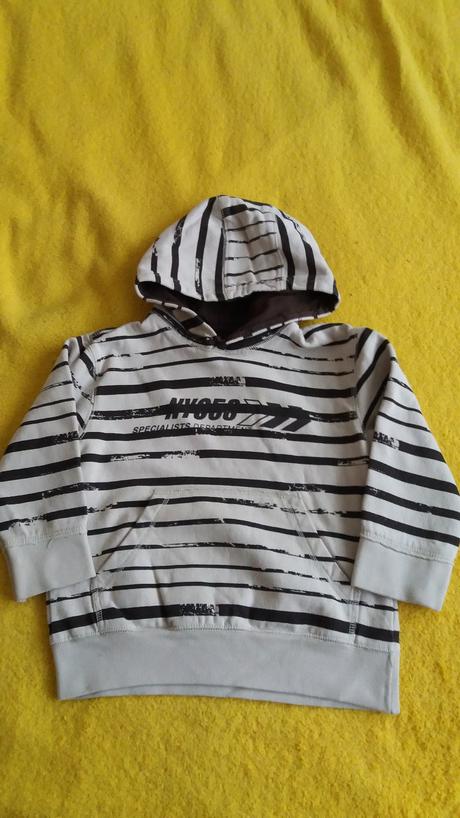 Mikina s kapucňou, blue base,110