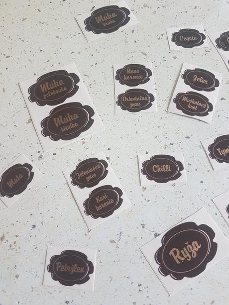 Samolepky/nálepky do kuchyne, 