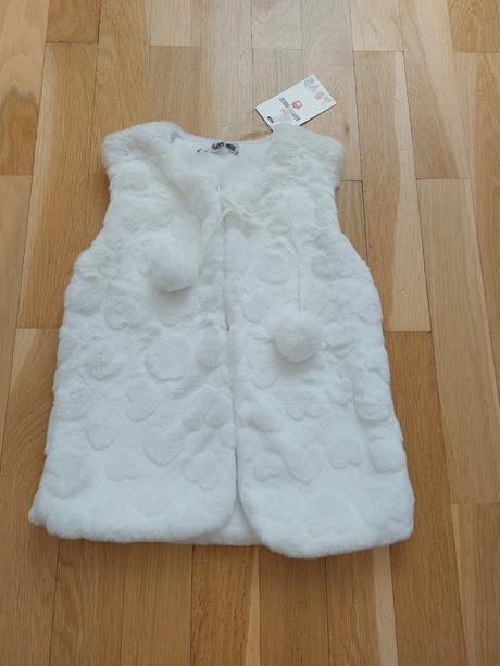 Kožušinová vesta happy house 5y ( 110cm), 110