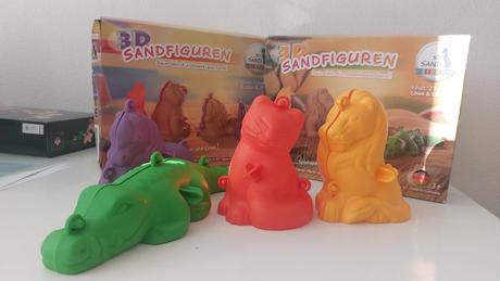 Kinetický piesok 4,5 kg + formy zvierat, 