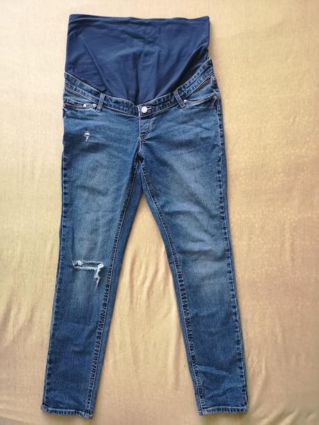 Tehotenské rifle h&m, veľkosť m, h&m,m