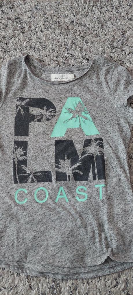 Mäkučké tričko palm coast 134/140, h&m,134