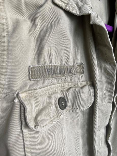 Khaki crop košeľova bunda denim košeľa pull&bear, pull&bear,s