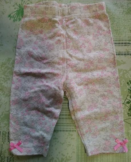 Dievčenské legínky s kvetinovým vzorom, george, george,62