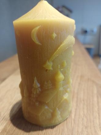 Sviečka zimná krajinka, 