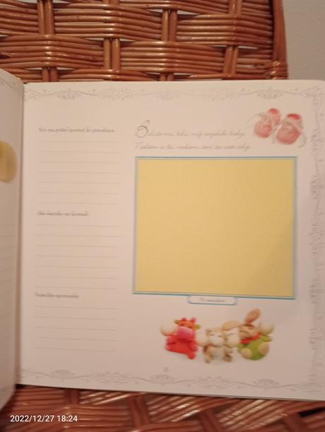 Kniha/album "naše bábätko chlapček", 