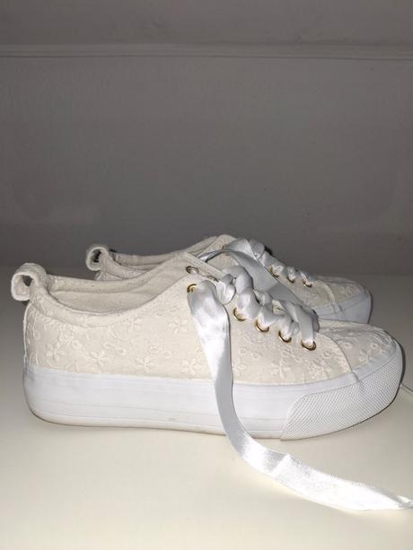 Biele madeirové tenisky, plátenky, espadrilky, zna, reserved,38