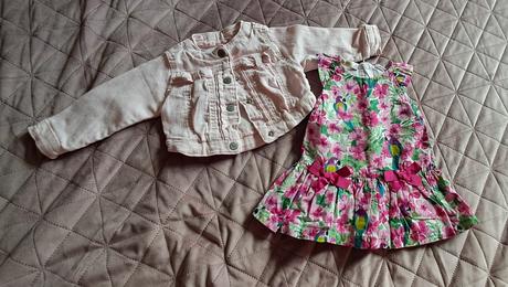 Komplet 80 riflovka šaty, 80