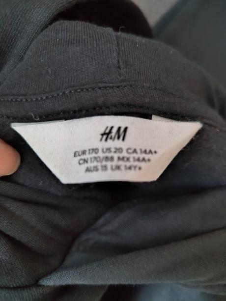 Tepláková mikina 14+, h&m,170