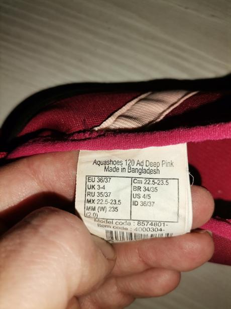 Obuv do vody veľ. 34/35 + 36/37, 35