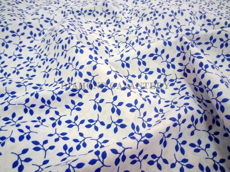 Bavlna lístky modré, 