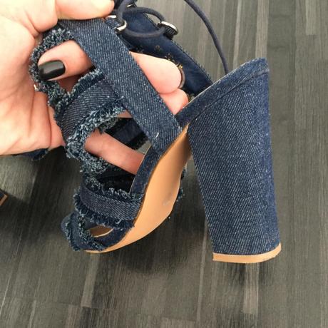 Jeans sandale 38, 38