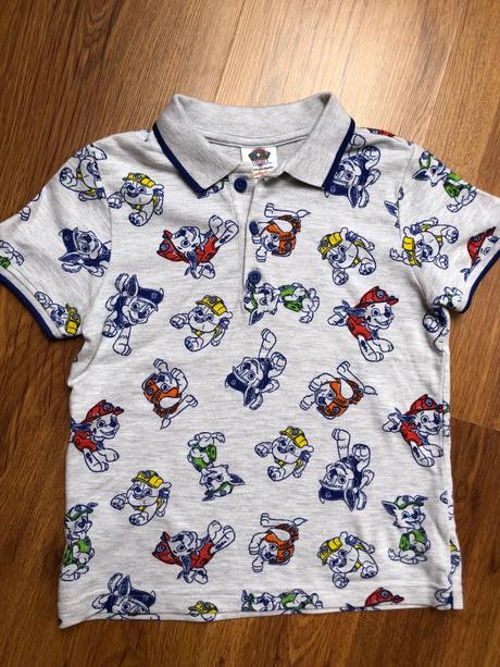 Tričko s golierom paw patrol, f&f,110