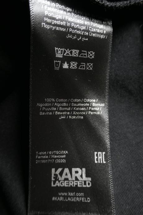 Karl lagerfeld icon bavlnene original tricko s-l, m