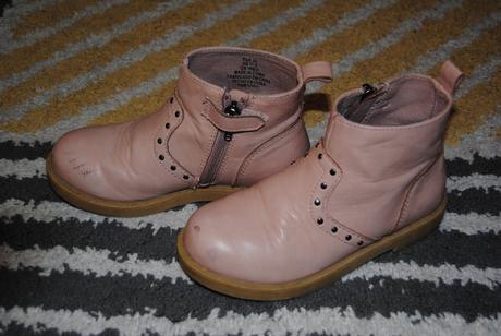 Kotníkové kožené čižmičky, h&m,29