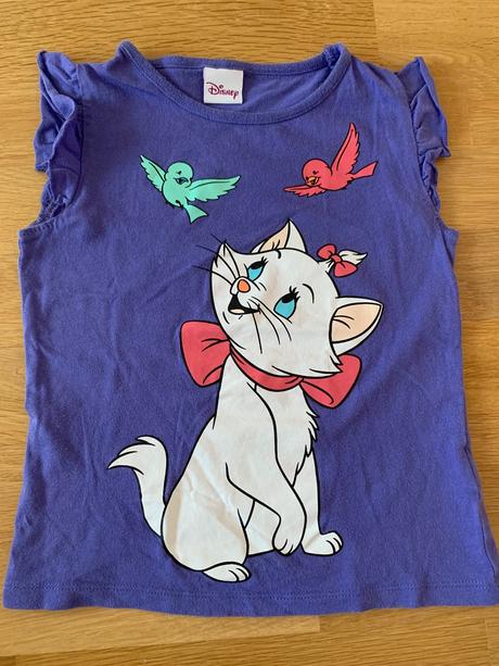 Tricko s macickou marie 104/110, disney,104
