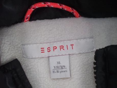 Bunda zimná dievčenská, esprit 170/176,, esprit,170
