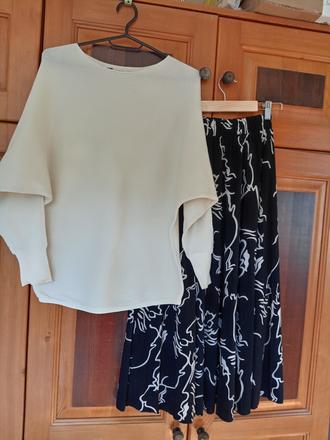 Sukňa a sveter - top, reserved,xs