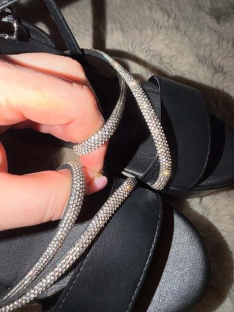 Stylove damske nove sandalky na platforme, 38