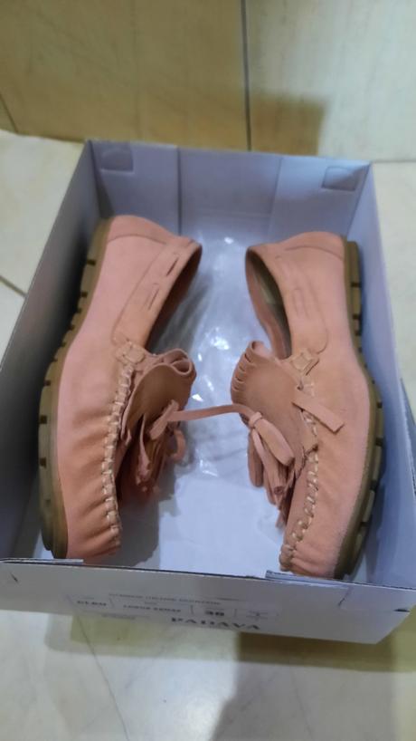 Kožené mokasíny padava, 38