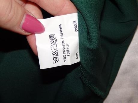 Luxusná tmavozelený top, 42