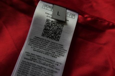 Guess original cervena damska bunda vel. l, guess,l