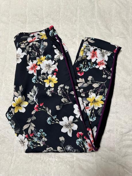 Kvetované tenké nohavice reserved, reserved,m