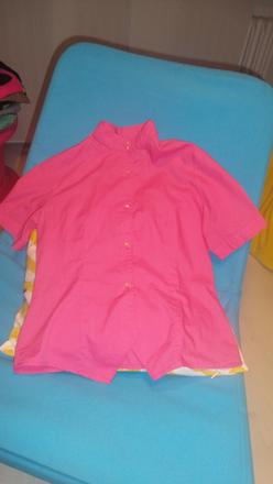 Zaujimava cyklamenova bluzka, c&a,146