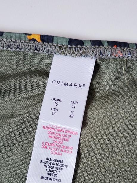 Tmavozelené plavky, primark,xxl