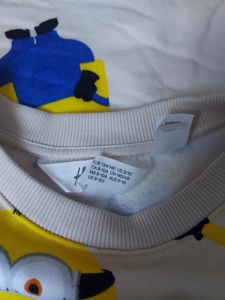 Mikina h&m mimoni, h&m,134