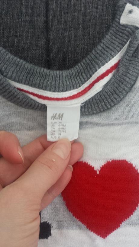 Svetrík, h&m,74