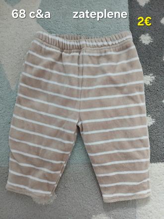 Zateplene teplaky 68, c&a,68